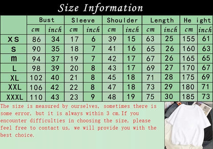 Cat Cartoon Print Loose Short Sleeve T-shirt