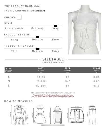 White Lace Backless Tank Top