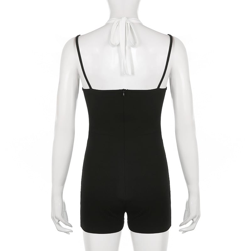 2PCS Black Romper