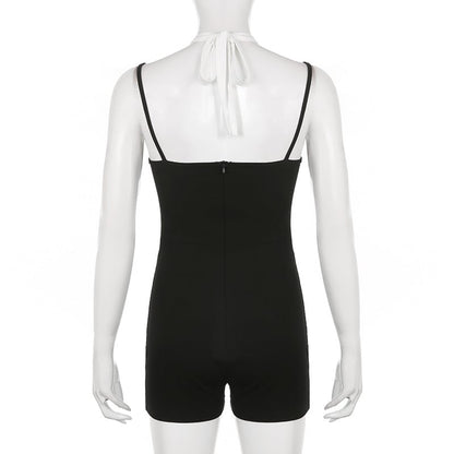 2PCS Black Romper