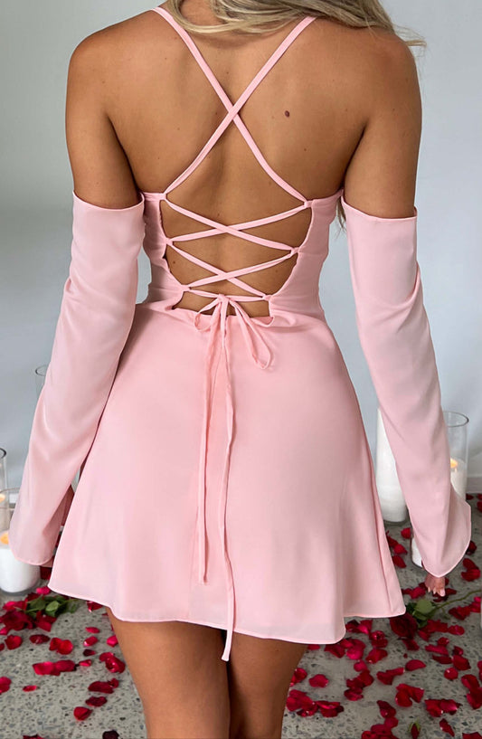 Rosana Mini Dress - Blush