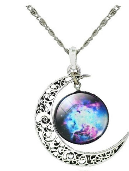 necklace Chic & Modern Party Moon Necklaces / Blue / Purple / Fall / Winter / Spring for Women
