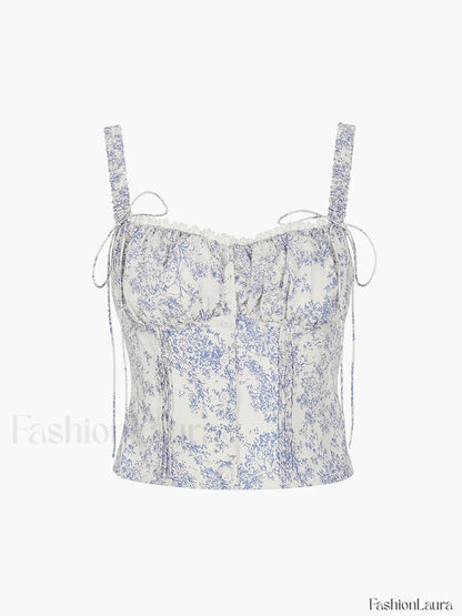 Floral Printed Graceful Cami Top
