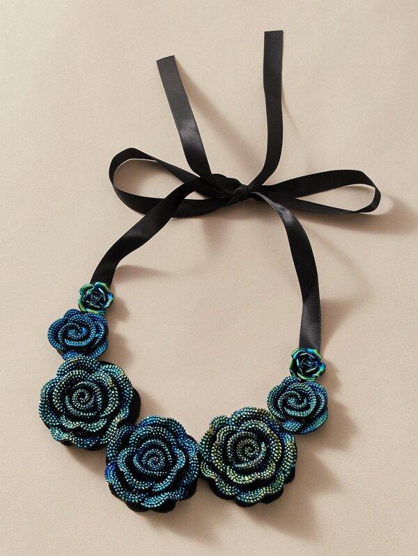 Flower Decor Choker for Women