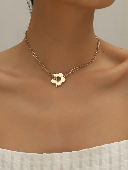 Flower Decor Necklace for Women