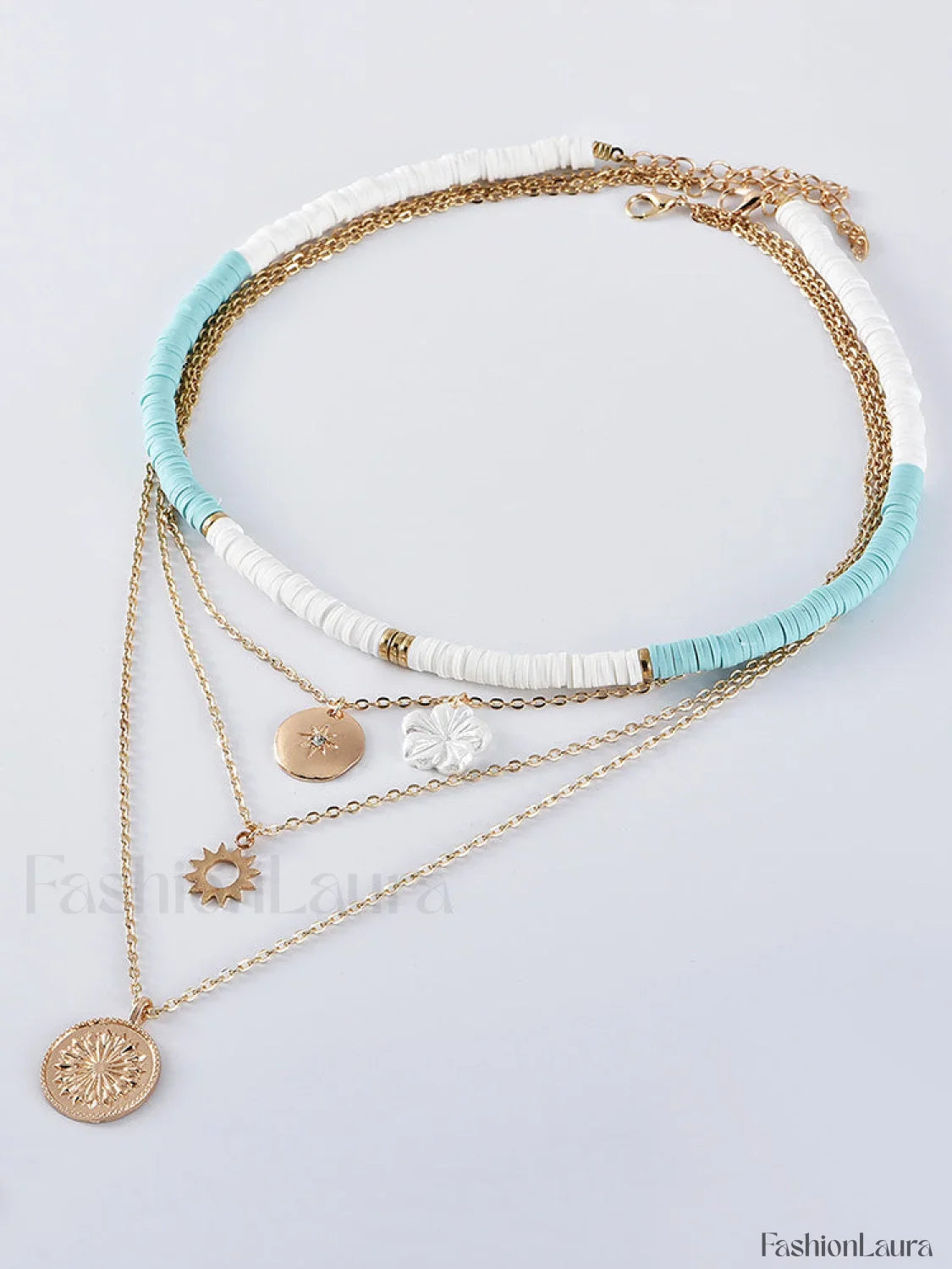 Flower Layer Necklace
