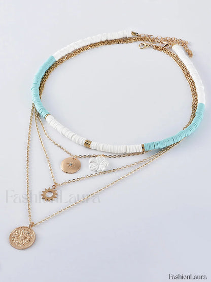 Flower Layer Necklace
