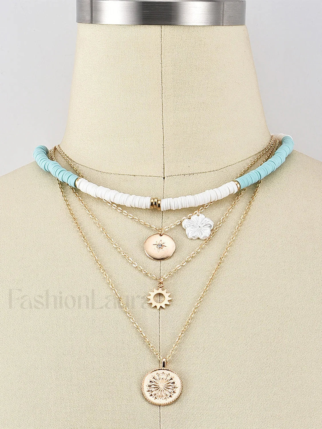 Flower Layer Necklace