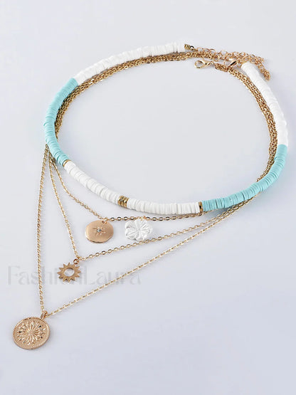 Flower Layer Necklace