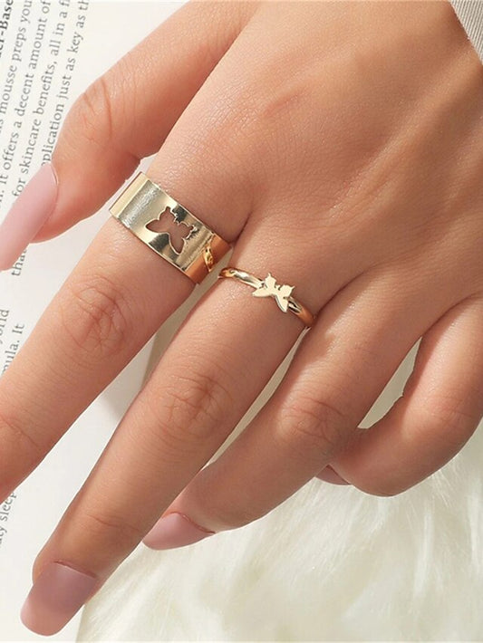 Rings Daily Outdoor Butterfly Ring for Women