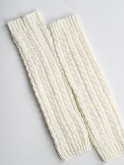 Leg Warmers Boot Cuffs Home Work Daily Solid Color Polyester Spandex Basic Casual Classic Warm Casual 1 Pair for Women