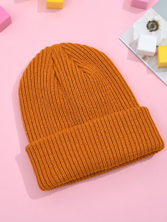 Hat Beanie / Slouchy Light Pink Black Wine Outdoor Street Dailywear Knit Pure Color Comfort Warm Breathable for Women