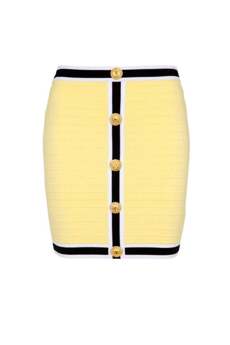 Conjunto de falda de punto acanalado Frances
