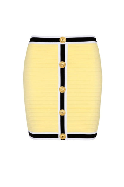 Conjunto de falda de punto acanalado Frances