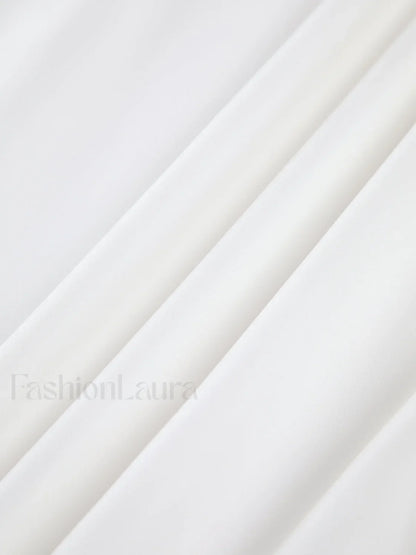 Frenchy Solid Graceful Off-Shoulder Long Dress