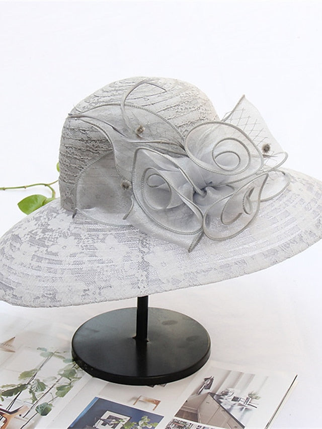 Hat Bucket Hat Sun Hat Black And White Black Pink Party Outdoor Dailywear Floral Floral Portable Windproof Comfort for Women