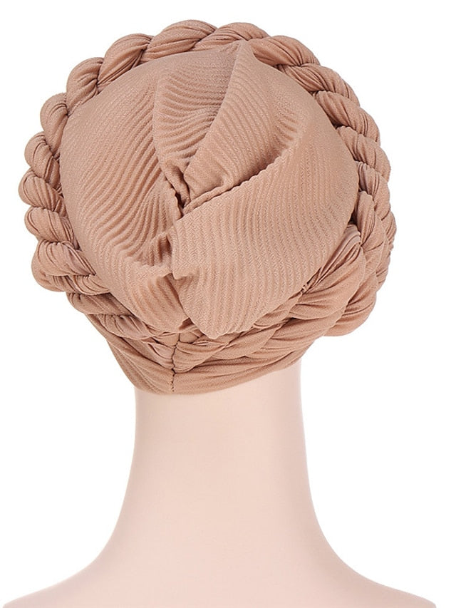 Turban Home Daily Solid / Plain Color Polyester Casual 1 pcs for Women