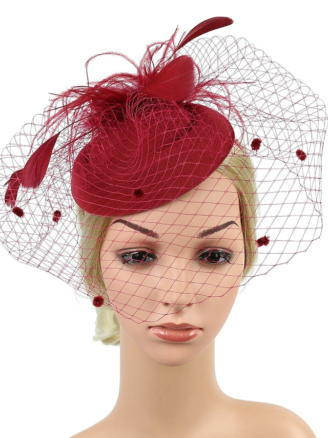 Hair Clip Chic & Modern Party Pure Color Headwear / Black / Red / Blue / Fall / Winter for Women