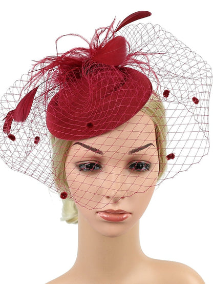 Hair Clip Chic & Modern Party Pure Color Headwear / Black / Red / Blue / Fall / Winter for Women