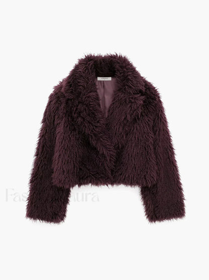 Fuzzy Faux Graceful Fur Short Coat