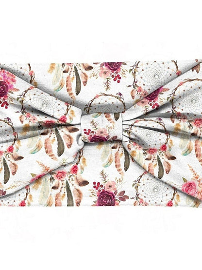 1PC Headbands Hair Band For Work Daily Holiday Retro Fabric White Red Purple for Women