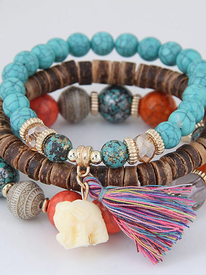 Bracelets Textured Street Multicolor Bracelets & Bangles for Women