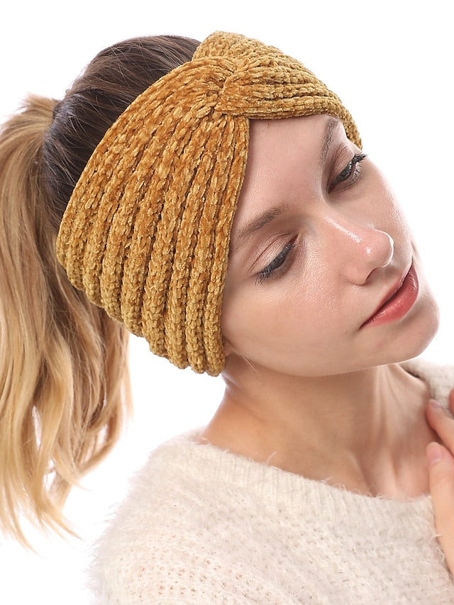 1pc Headbands Hair Band For Street Daily Formal Outdoor Head Classic Fabric Light Pink Black Gray for Women