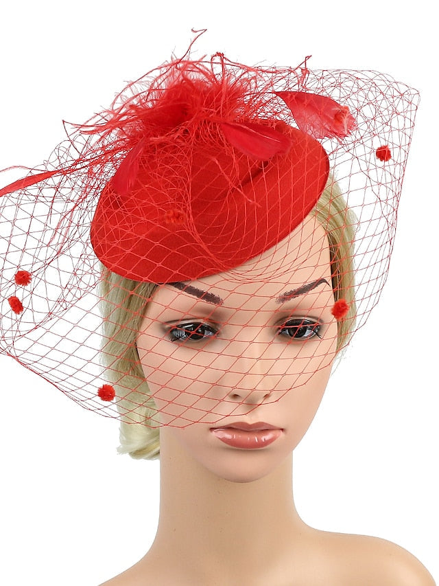 Hair Clip Chic & Modern Party Pure Color Headwear / Black / Red / Blue / Fall / Winter for Women