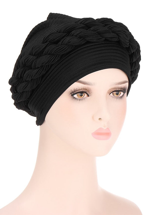 Turban Home Daily Solid / Plain Color Polyester Casual 1 pcs for Women