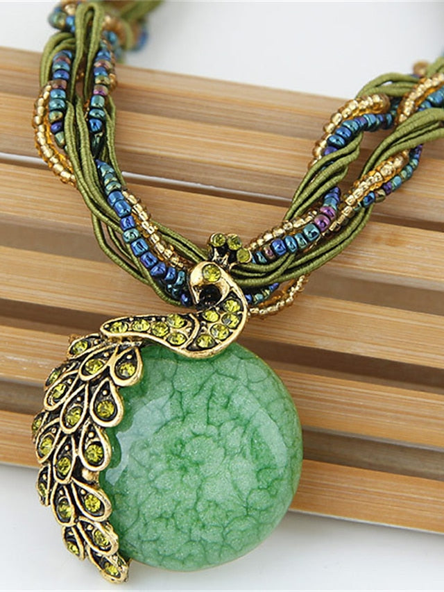 necklace Ethnic Style Street Gem Necklaces for Women