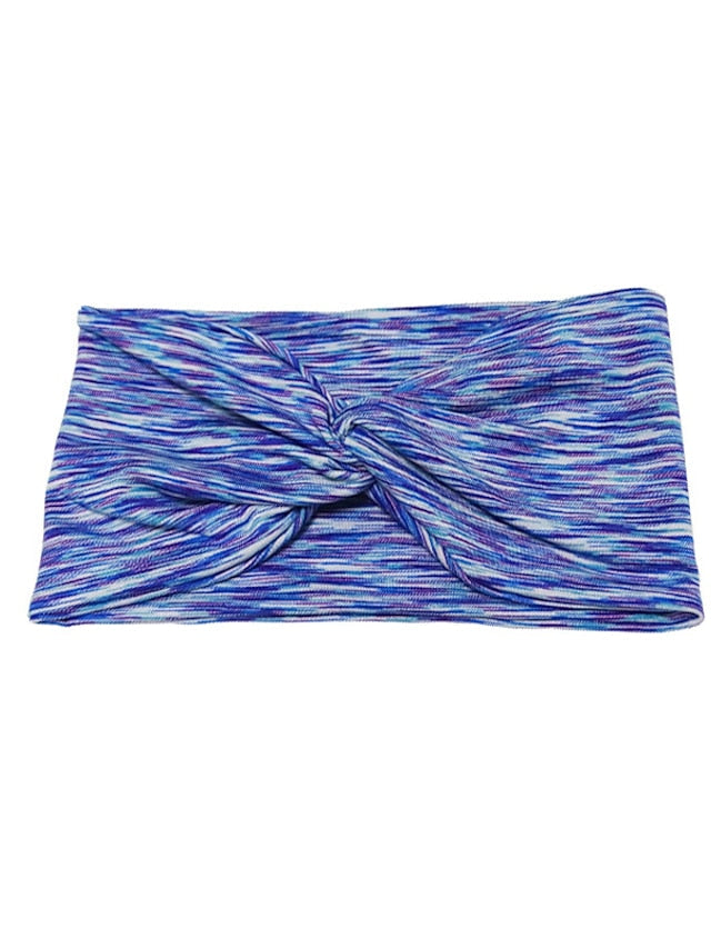 1pc Headbands For Women Wide Boho Headbands Elastic Bandana Non Slip Sweat Fashion Large Headwraps Hair Bands Headwear fit All Head Sizes for Workout Sports Running Yoga for Women