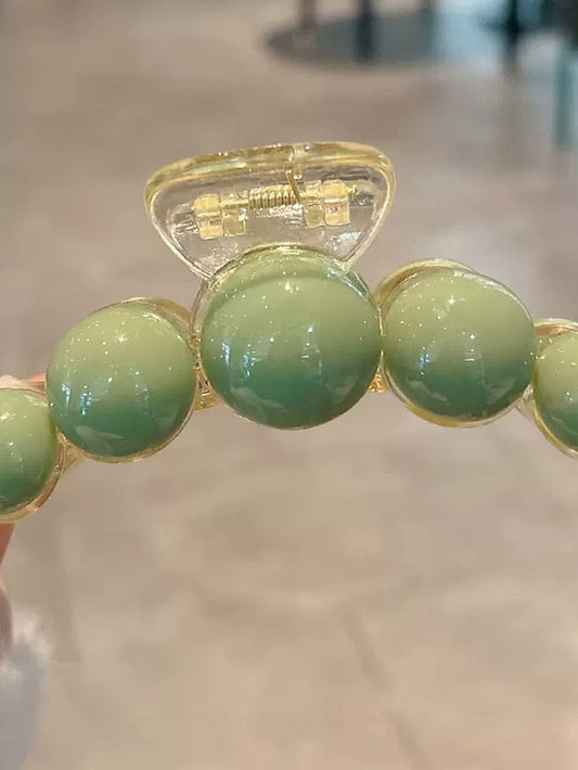 1PC Hair Claw For Gift Holiday Birthday Classic Resin Plastic Blue Green for Women