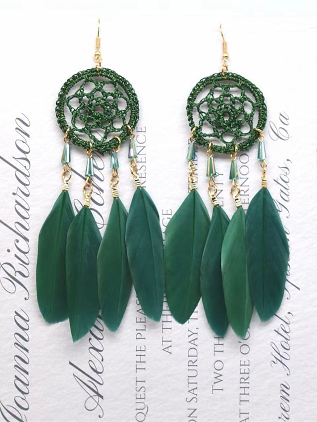 Earrings Vintage Outdoor Leaf Earring for Women