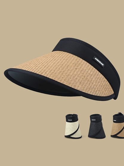 Straw Hat Outdoor Daily Holiday Straw Sports & Outdoors Casual Beach Sunscreen Casual / Daily 1 pcs for Women