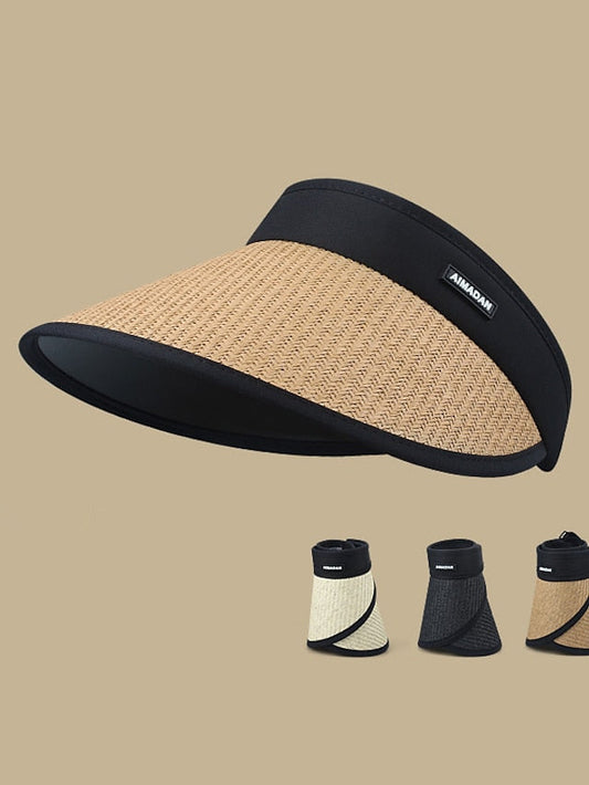 Straw Hat Outdoor Daily Holiday Straw Sports & Outdoors Casual Beach Sunscreen Casual / Daily 1 pcs for Women