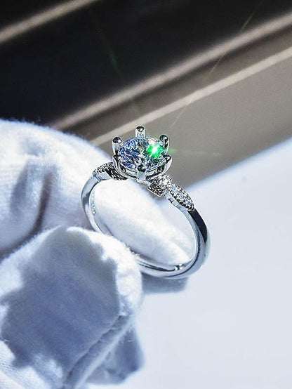 Wedding Ring For Anniversary Party Evening Gift Imitation Diamond Alloy Classic for Women