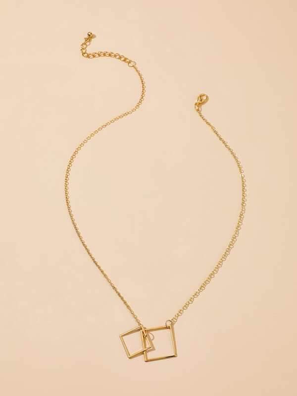 Geometric Decor Necklace for Women