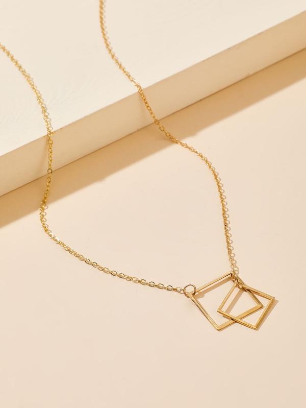 Geometric Decor Necklace for Women