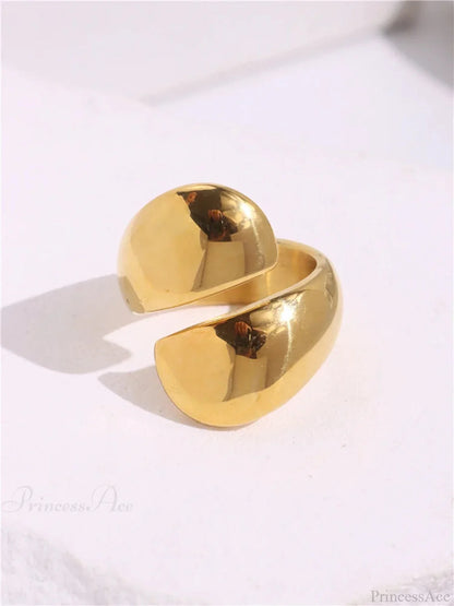 Geometric Gothic Titanium Strong Ring