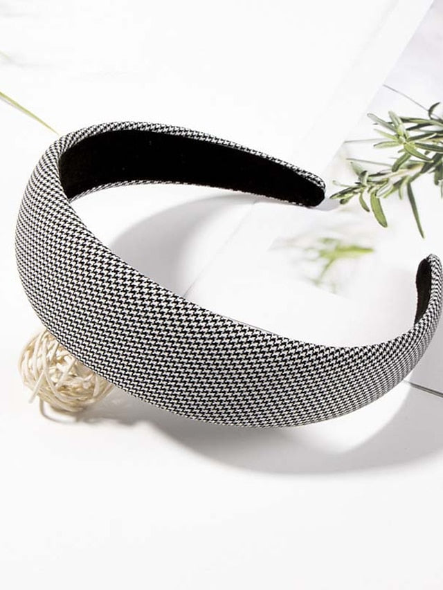 4pcs Girls' Headbands Leather Headband for Women - 4Pcs Wide Headbands Fashion Thick Hair Head Bands Diademas Para Mujer De Moda Hair Accessories for Women