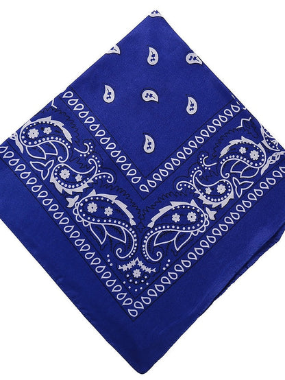 1pc Headbands Bandana Hair Scarf For Street Gift Holiday Head Handmade Fabric Black Blue Dark Red for Women