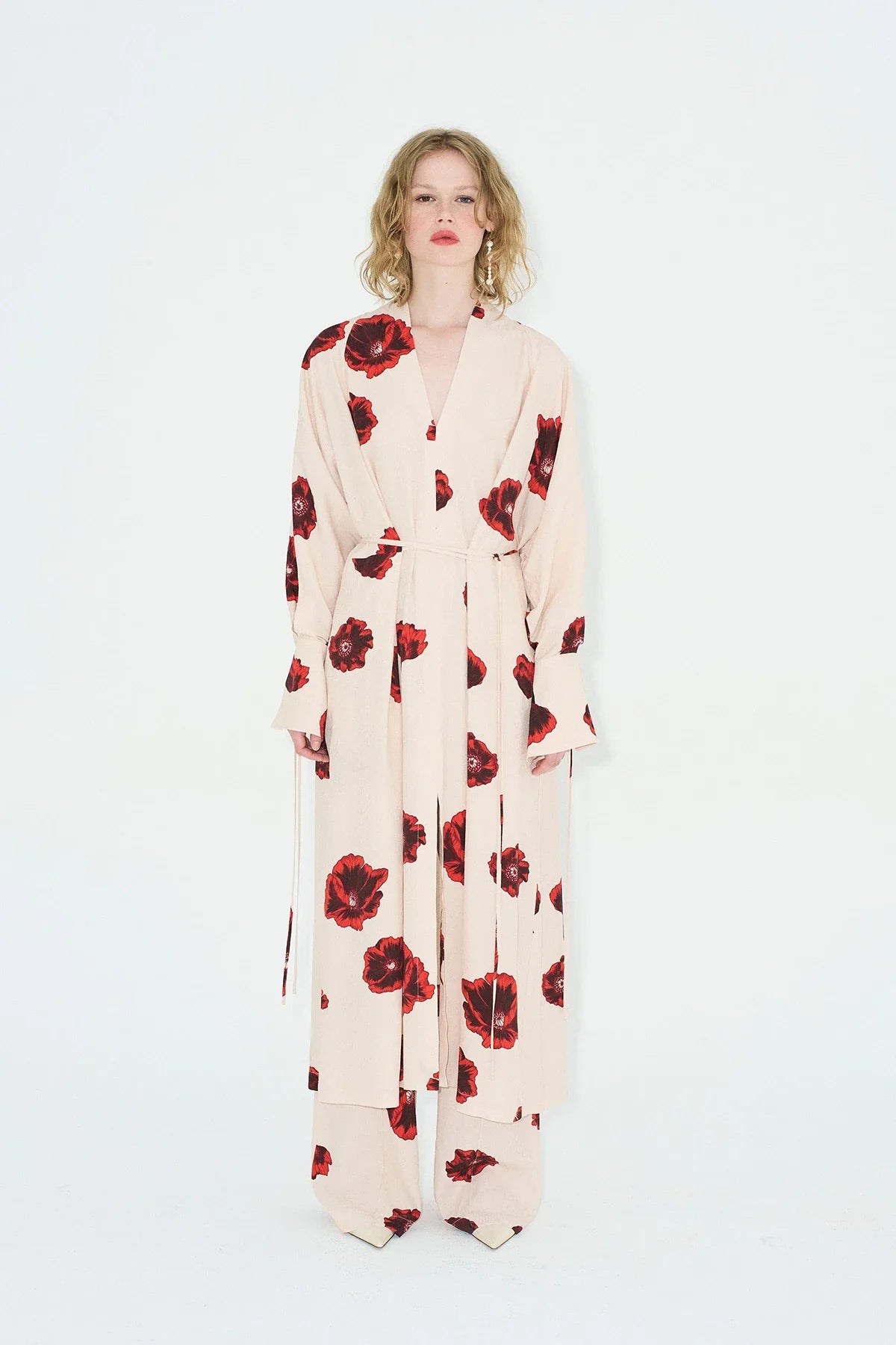 Vestido kimono con estampado Sahara