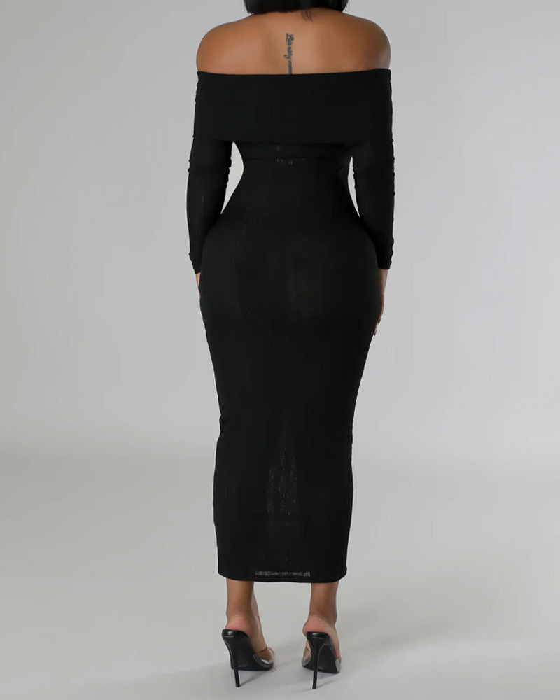 Slim Fit Hip Dress