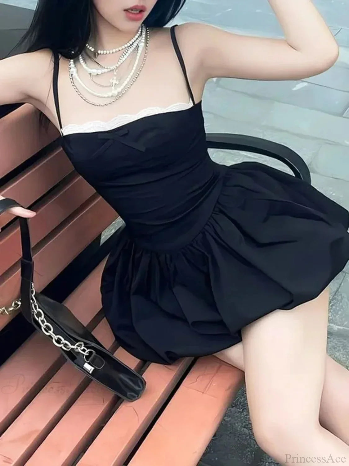 Graceful Lace Celebration Mini Dress