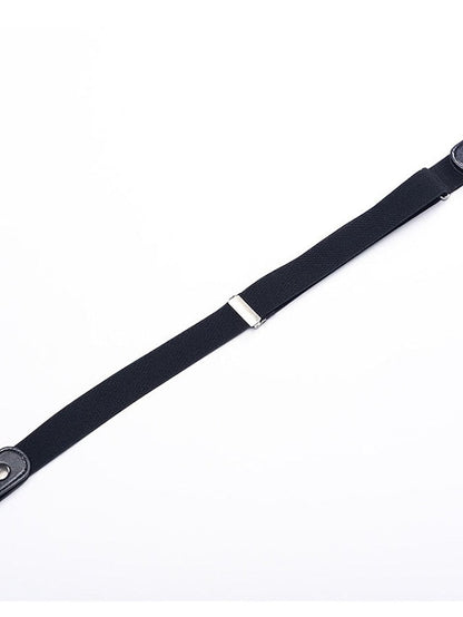 Clear Belt Nylon Steel Buckle Plain Casual Work Daily Black White Blue Coffee for Women