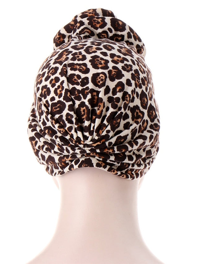 Turban Office Daily Flower / Plants Polyester Boho Cute 1 pcs for Women