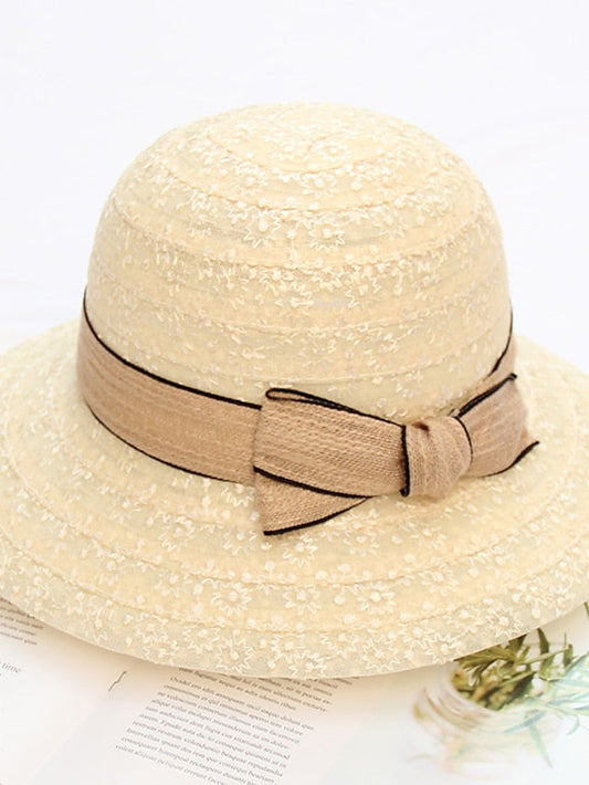 Party Hat Party Street Holiday Bow Solid Color Beige Gray Hat Fall Winter Spring Summer Beach for Women