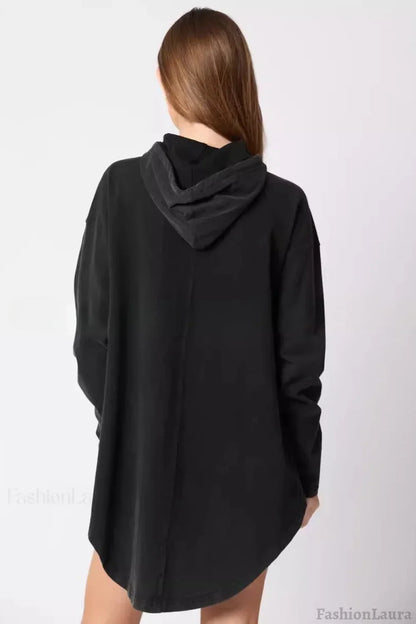 Halloween Ghost Print Hoodie