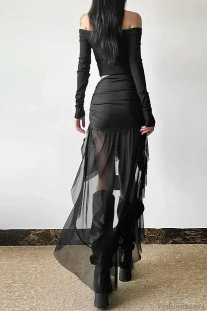Halloween Goth Party Skirt