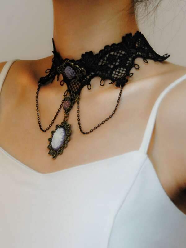 Halloween Lace Choker for Women